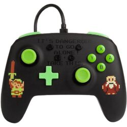 Controle Com Fio Nintendo Switch - Zelda Retro - Enhanced Power-A