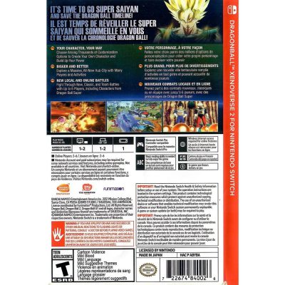 Dragon Ball Xenoverse 2 Nintendo Switch