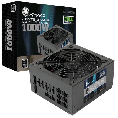 Fonte Atx 1000W Modular 80 Plus Silver Pfc Ativo (Mpsu/Fp1000w)