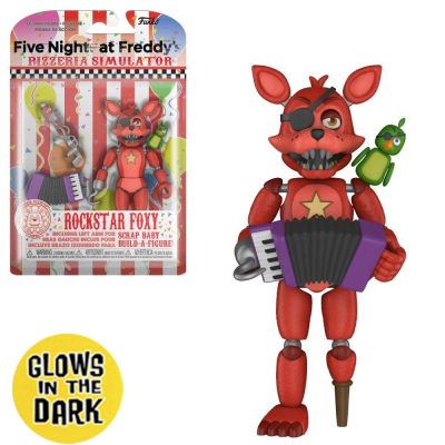 Funko Action Figure Rockstar Foxy (Glows) (Fnaf Pizzeria Simulator)