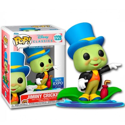 Funko Pop Jiminy Cricket 1228 (Grilo Falante) (Disney Classics) (D23 Expo 2022)