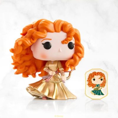 Funko Pop Merida 324 (Com Pin) (Gold Ultimate Princess) (Disney) (Special Edition)