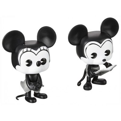 Funko Pop Mickey Mouse E Minnie Mouse (2-Pack) (Plane Crazy) (Disney D23)
