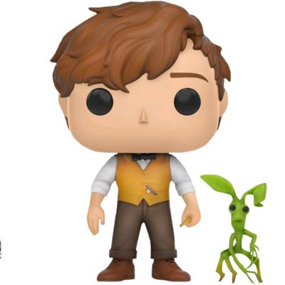 Funko Pop Newt Scamander & Pickett 10 (Fantastic Beasts) (Hot Topic Exclusive)