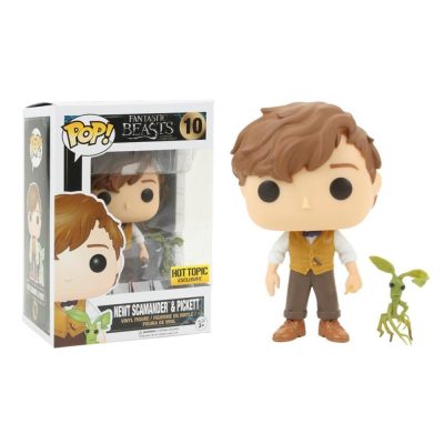 Funko Pop Newt Scamander & Pickett 10 (Fantastic Beasts) (Hot Topic Exclusive)