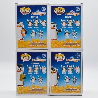 Funko Pop Penguins Madagascar Kit Com 4 (Movies)
