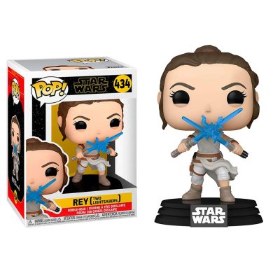 Funko Pop Rey 434 (Blue Lightsabers) (Star Wars)