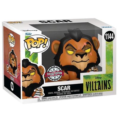 Funko Pop Scar 1144 (Disney Villains) (O Rei Leão) (Special Edition)