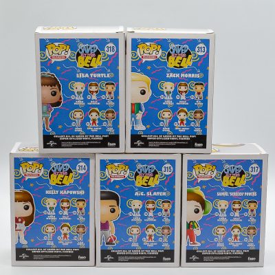 Funko Pop Television - Saved By The Bell (5-Pack) (Uma Galera Do Barulho) (Vaulted)