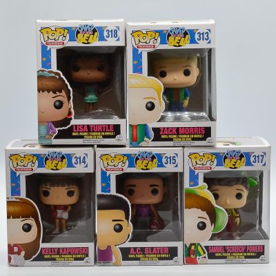 Funko Pop Television - Saved By The Bell (5-Pack) (Uma Galera Do Barulho) (Vaulted)
