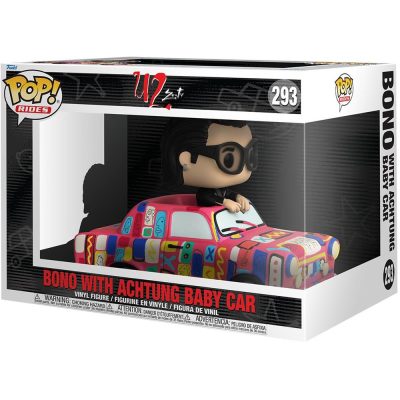 Funko Pop U2 Bono With Achtung Baby Car 293 (Rides)