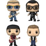Funko Pop U2 Zootv 4-Pack (Adam, Bono, The Edge, Larry) (Rocks)