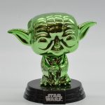 Funko Pop Yoda 124 (Green Chrome) (Star Wars) (Exclusive Summer Convention 2019)