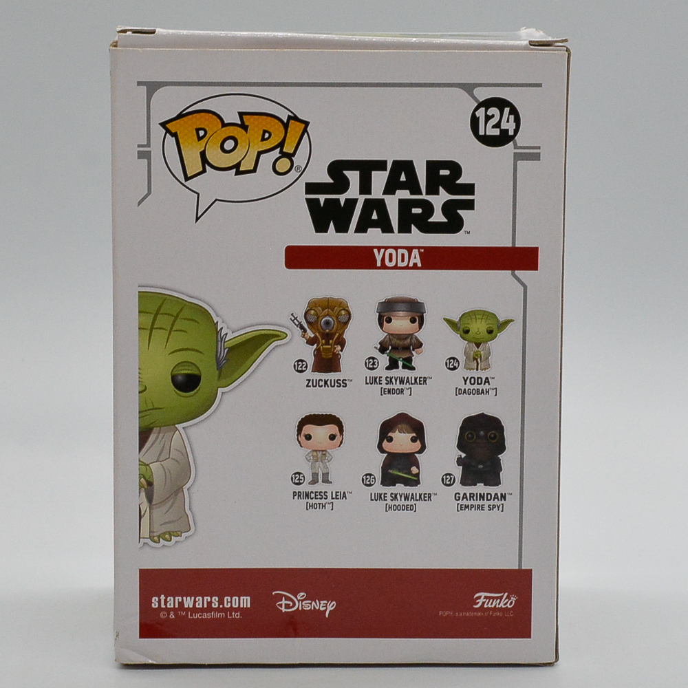 Funko Pop Yoda 124 (Green Chrome) (Star Wars) (Exclusive Summer Convention 2019)
