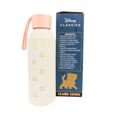 Garrafa Com Elástico Marie Aristocats - 500Ml