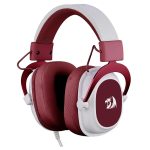 Headset Gamer Redragon Hero, Driver De 53Mm, P3, Branco Com Vermelho - H530-R