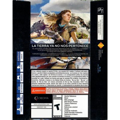 Horizon Zero Dawn Ps4 #1 (Case De Papelão)