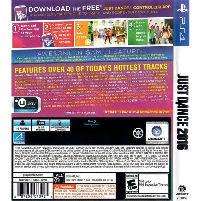Just Dance 2016 Ps4