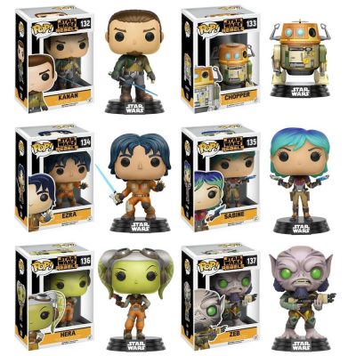 Kit Com 6 Funko Pop Star Wars Rebels