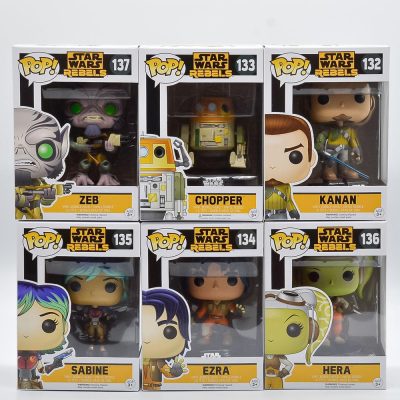 Kit Com 6 Funko Pop Star Wars Rebels