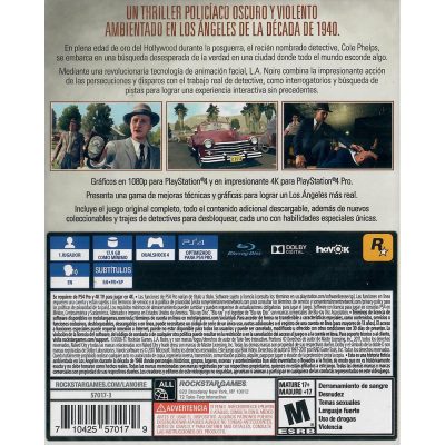 L.A. Noire Ps4