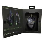 Mouse Gamer Multi Gunter, Led Rainbow, 6400 Dpi, 6 Botões, Preto – Mo297 Mouse Gamer Multi Gunter, Led Rainbow, 6400 Dpi, 6 Botões, Preto - Mo297