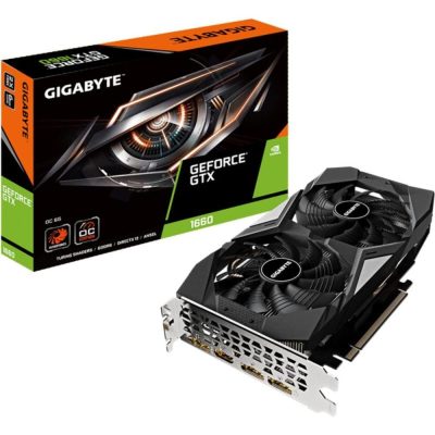 Placa De VÃdeo Geforce Gtx 1660 Oc, 6Gb Gddr5 (Gigabyte)