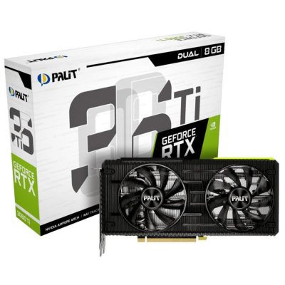 Placa De Video Rtx 3060 Ti 8Gb Gddr6 - Dual Palit
