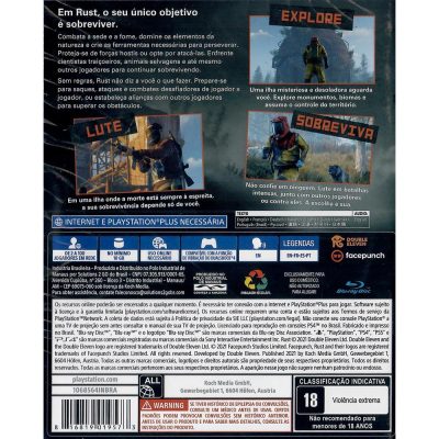 Rust Console Edition Ps4 (Novo) (Jogo Mídia Física)