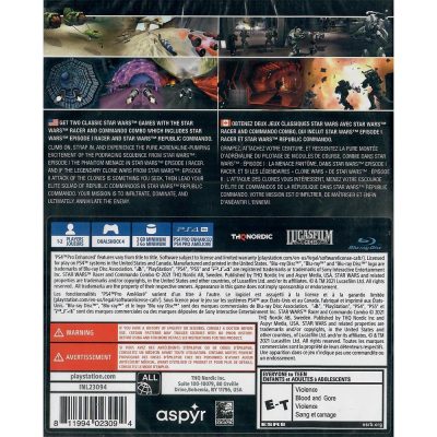 Star Wars Racer + Republic Commando Ps4