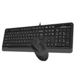 Teclado E Mouse Usb A4tech Fstyler F1010 Preto E Cinza Teclado E Mouse Usb A4tech Fstyler F1010 Preto E Cinza