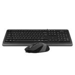 Teclado E Mouse Usb A4tech Fstyler F1010 Preto E Cinza Teclado E Mouse Usb A4tech Fstyler F1010 Preto E Cinza