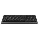 Teclado Usb A4tech Fstyler Fk10 Multimidia Preto E Cinza Teclado Usb A4tech Fstyler Fk10 Multimidia Preto E Cinza