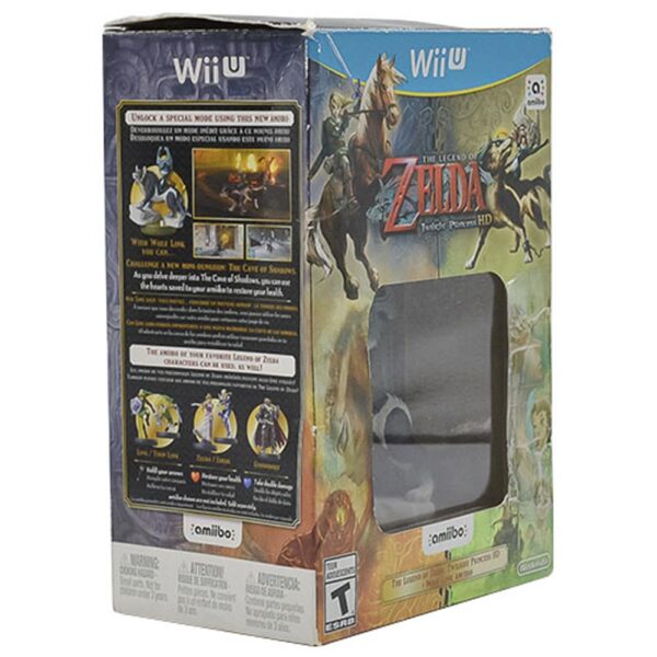 The Legend Of Zelda Twilight Princess Hd + Amiibo Wolf Link Nintendo Wii U
