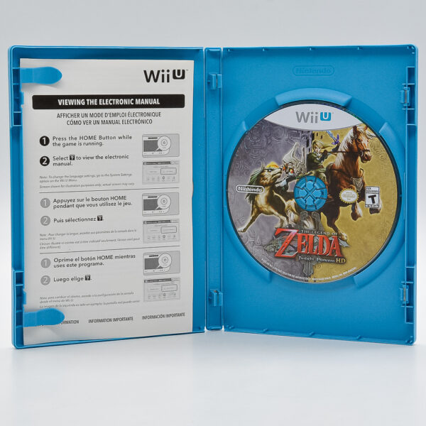 The Legend Of Zelda Twilight Princess Hd + Amiibo Wolf Link Nintendo Wii U