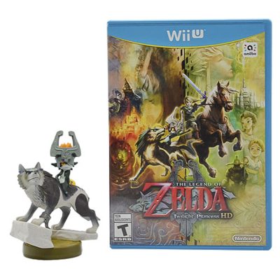 The Legend Of Zelda Twilight Princess Hd + Amiibo Wolf Link Nintendo Wii U