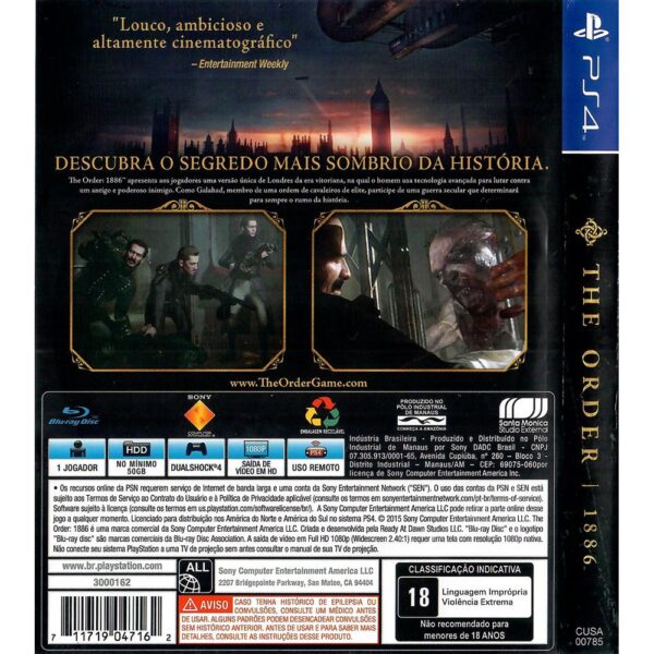 The Order 1886 Ps4 #2