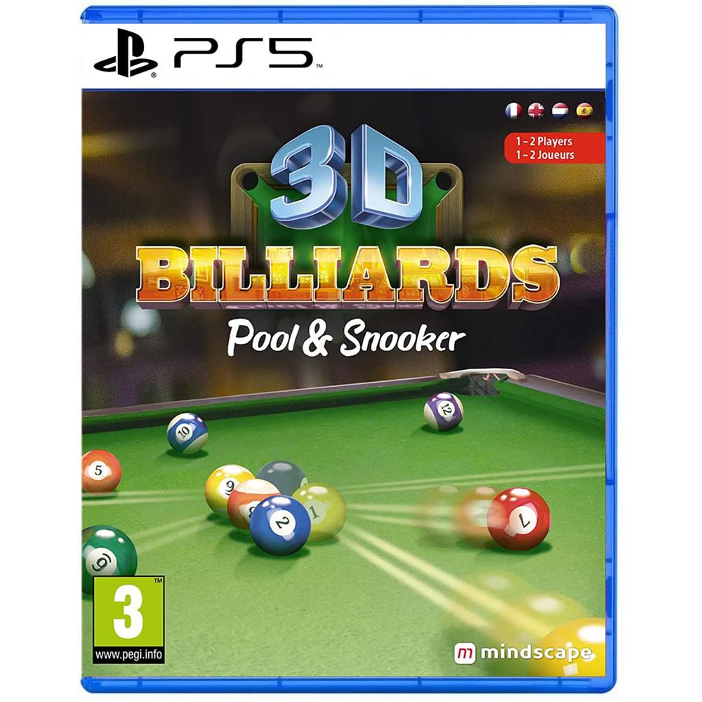 3D Billiards Pool and Snooker Ps5 (Novo) (Jogo Mídia Física) - Arena Games  - Loja Geek