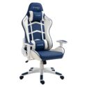 Cadeira Gamer Mx5 Giratoria Branco E Azul Marinho (Mgch-Mx5/Blmr)