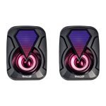 Caixa De Som Tgt Sentry, Rainbow, 2X3w Rms, Preto, Tgt-Sty-Rbw01