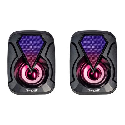 Caixa De Som Tgt Sentry, Rainbow, 2X3w Rms, Preto, Tgt-Sty-Rbw01