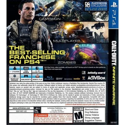 Call Of Duty Infinite Warfare Ps4 (Inglês) (Jogo Mídia Física)