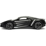 Carro Miniatura Lykan Hypersport 1:24 + Boneco Pantera Negra Diecast – Jada Metals Carro Miniatura Lykan Hypersport 1:24 + Boneco Pantera Negra Diecast - Jada Metals