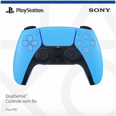 Controle Sem Fio Dualsense Ps5 (Azul) (Starlight Blue)