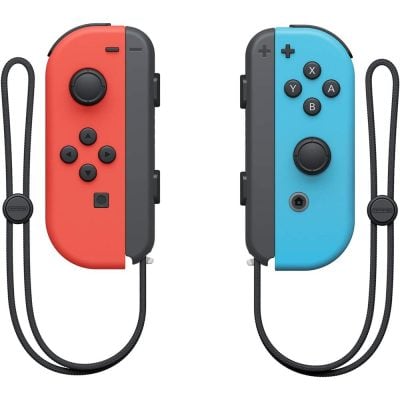 Controle Sem Fio Joy-Con Nintendo Switch (Direito E Esquerdo) (Vermelho E Azul Neon)
