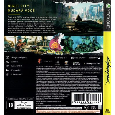 Cyberpunk 2077 Xbox One (Com Extras)