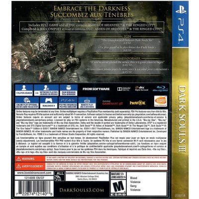 Dark Souls Iii The Fire Fades Edition Ps4