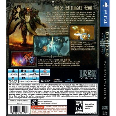 Diablo Iii Reaper Of Souls Ps4 (Inglês)