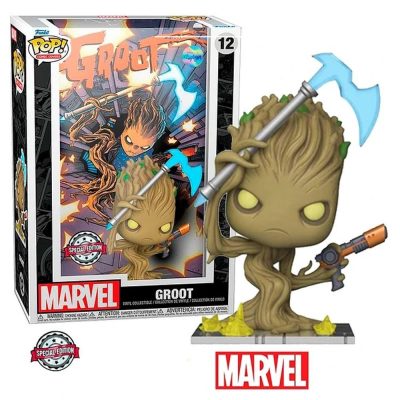 Funko Pop Comics Cover Marvel - Guardians Galaxy - Groot 12