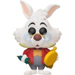 Funko Pop Tees - White Rabbit (Flocked) 1062 + Camiseta G (Alice In Wonderland)